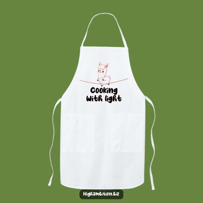 Funny Alpaca Chef Apron: Confident Animal Design for the Kitchen, Perfect Funny Gift