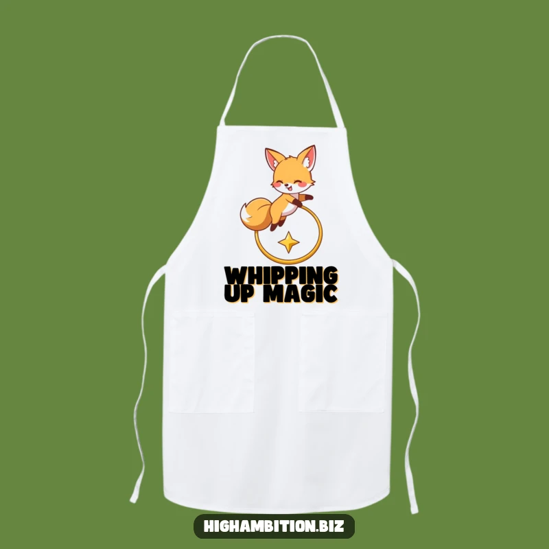 Funny Fox Cooking Apron: Hilarious Animal Design for the Kitchen, Perfect Funny Gift
