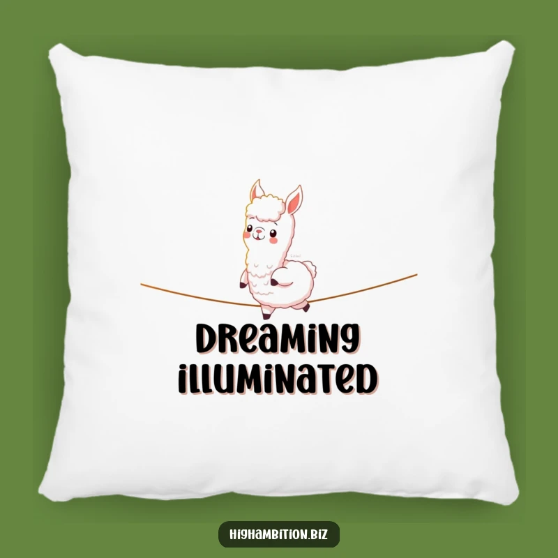 Funny Alpaca Balance Pillow: Cozy & Humorous Cushion, Perfect Funny Gift