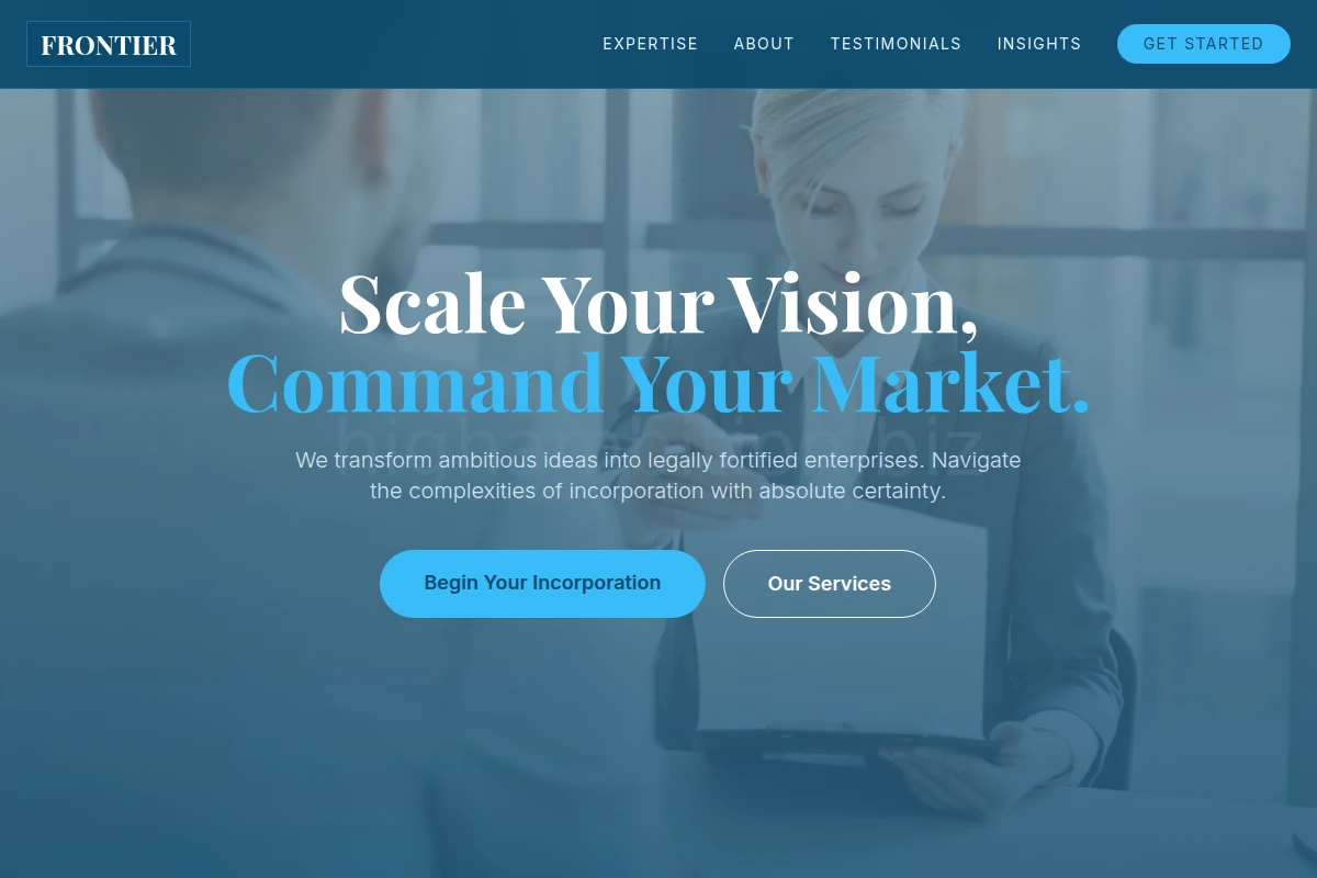 Frontier Business Incorporation