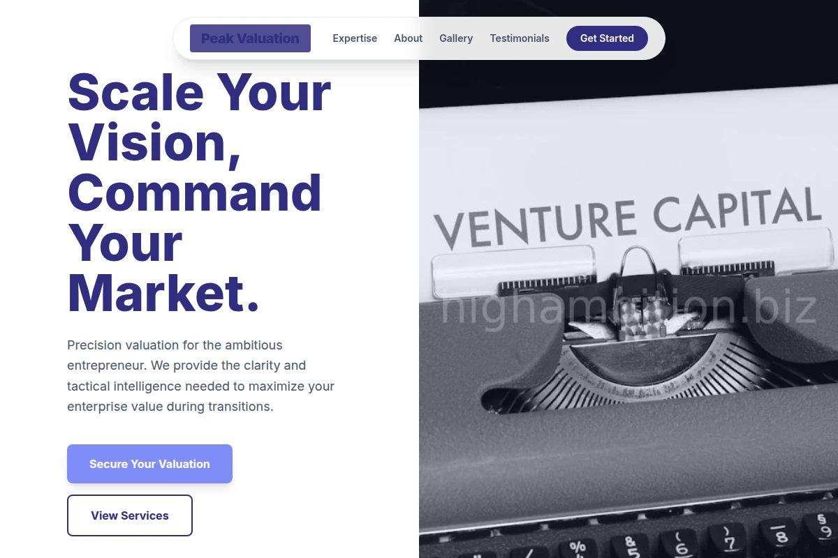 Peak Business Valuation