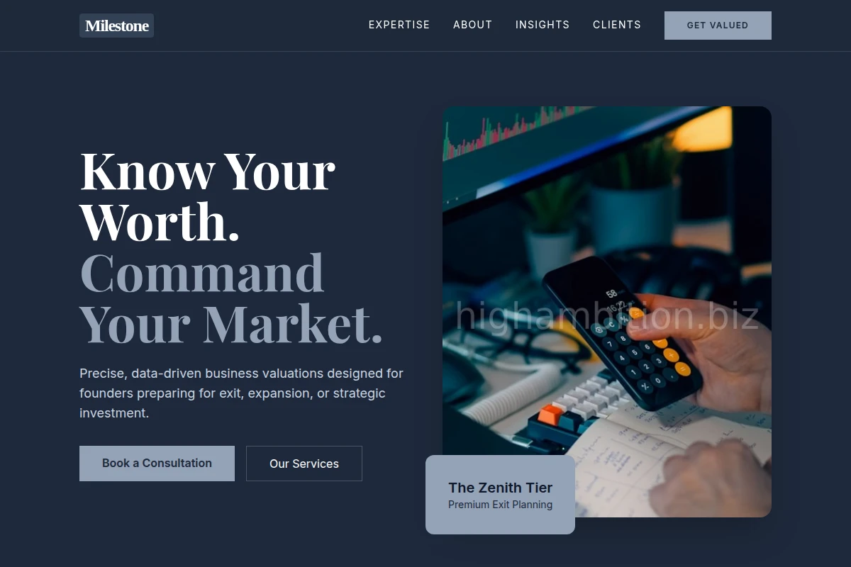 Milestone Business Valuation