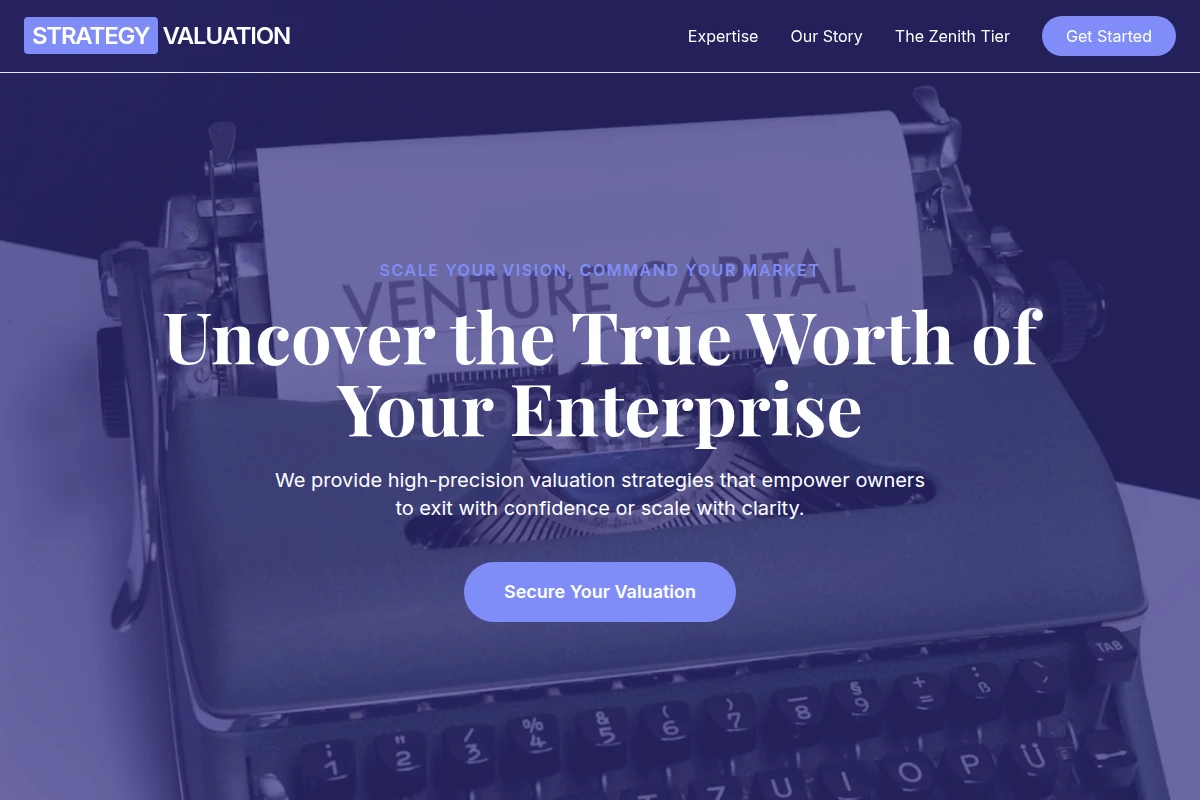 Strategy Business Valuation