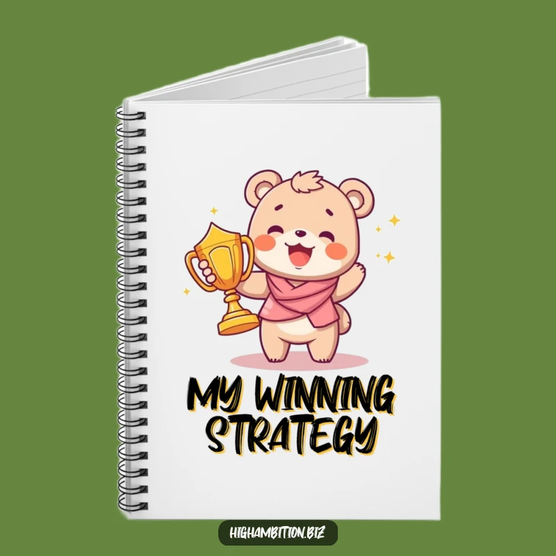 Funny Bear Cub Achievement Notebook: Humorous Journal for Winners, Great Funny Gift